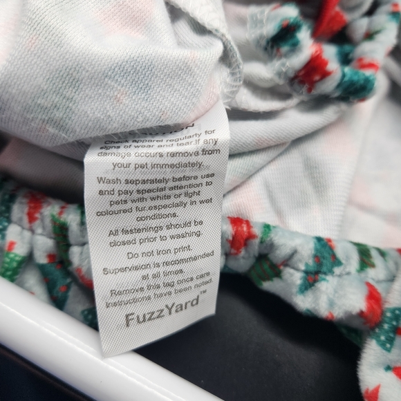 NwoT Size 7 XXXL Howlidays Green & Red Christmas TreePatterns Dog SnapUp Pajamas - Picture 5 of 10